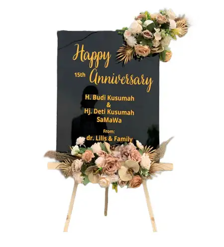 Papan Bunga Akrilik Blok M Square